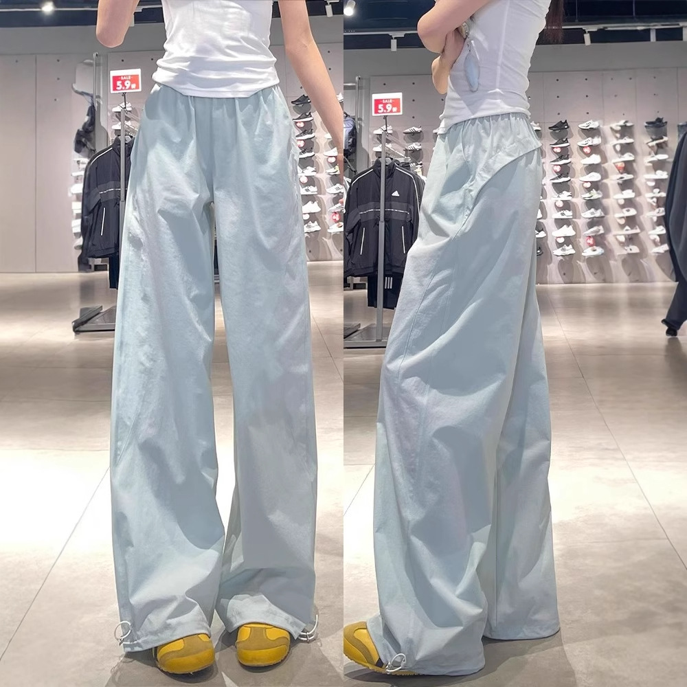 Pantalón tiro alto casual azul