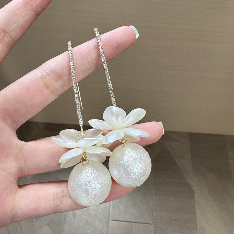 森系小清新灵动少女花卉耳饰精致灵动超仙百搭气质耳饰ins风耳环|undefined