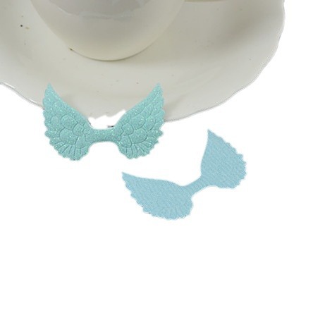 white children's hairgrip handmade