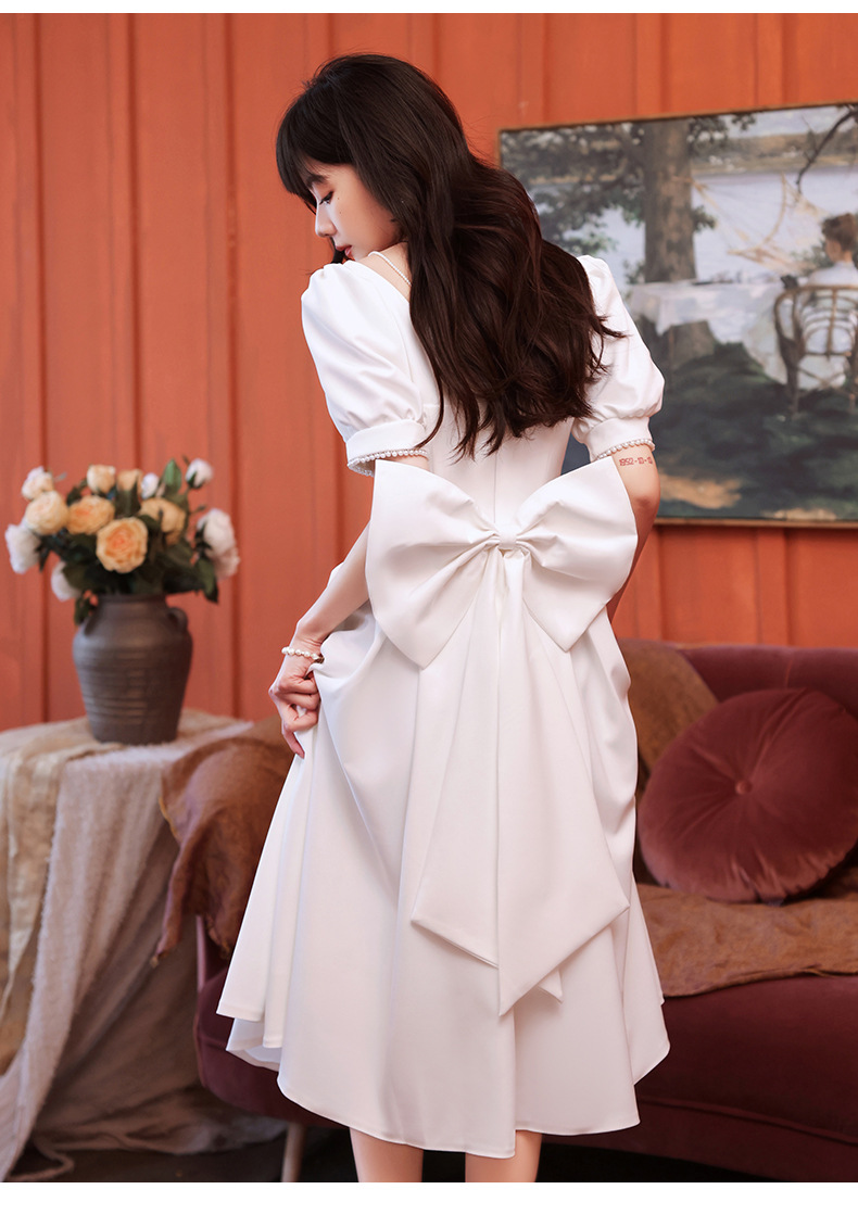 D8524 1050K VÁY ĐẦM LIỀN THÂN NỮ GUSNKCL MÙA XUÂN THU ĐÔNG DÙNG TRONG LỄ CƯỚI THỜI TRANG NỮ G03 SẢN PHẨM MỚI
