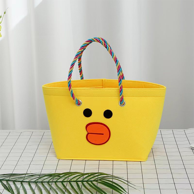 27*21*17; 만화 노란색; 휴대용