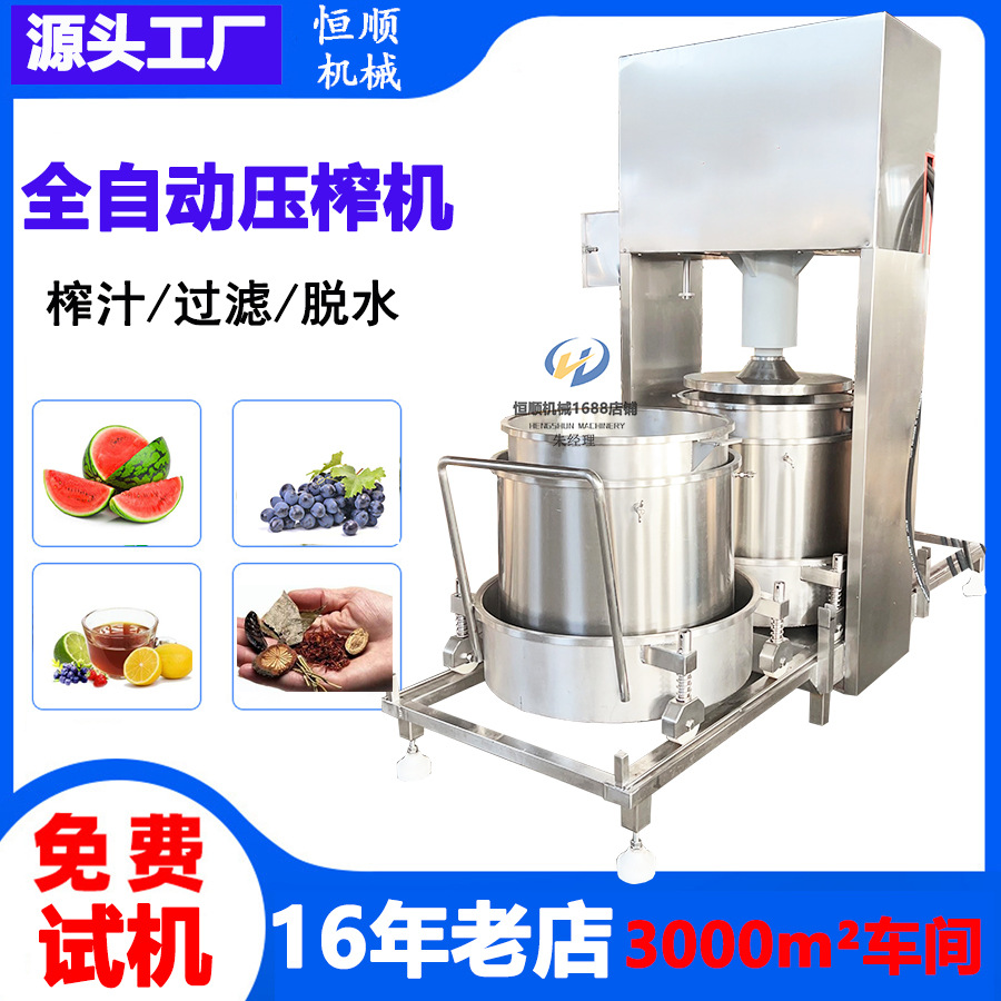 水蜜桃芒果汁挤压过滤压榨机  混合不老莓果蔬饮料果汁压榨机