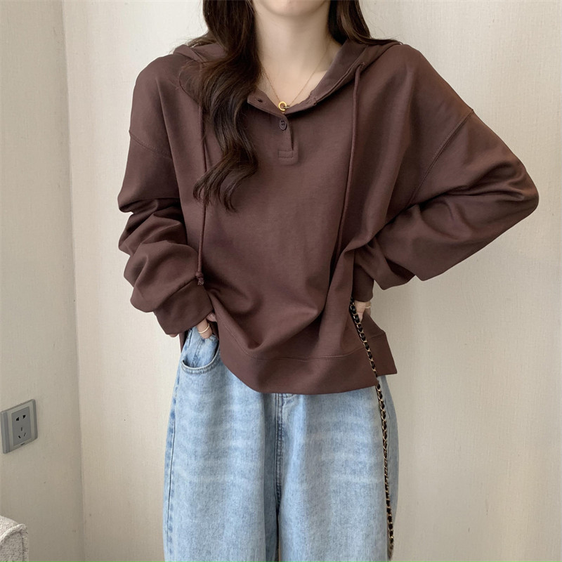 ins超火卫衣女秋薄款宽松韩版潮学生百搭长袖带帽衫上衣服外套|undefined