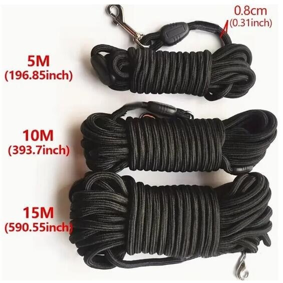 Pet Tracking Training Leash Dog Training Cat Tracking Belt 5.1m 15m Dog Chain Dog Leash Tracking Rope