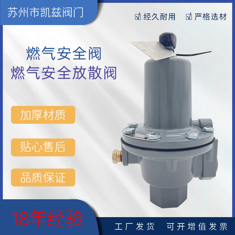 燃气安全阀天然气超压泄气阀  燃气安全放散阀