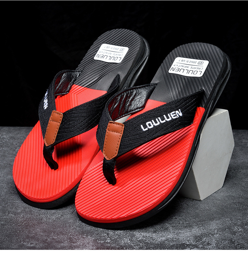 New Wave Casual Hausschuhe, Strandsandalen mit Clip-On-Füßen, rutschfeste weiche Sohle, tragbar, Sommeroberbekleidung, Herren_voghion.com