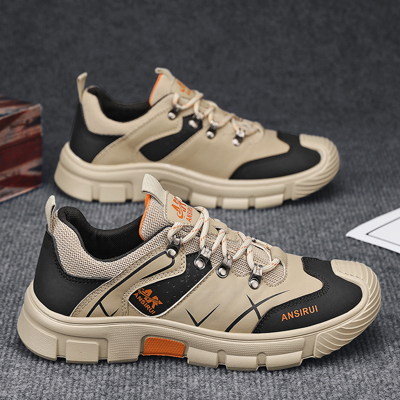 Zapatos de hombre de otoño deportes de ocio al aire libre zapatos de montaña sitio de trabajo impermeable antideslizante desgaste zapatos de protección laboral