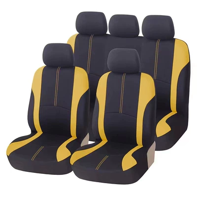 Universal seat cover – Car Seat Cover Factory for Mexico - yellow-9-piece-set-five-seats