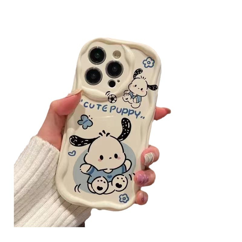 Funda para teléfono iphone16pro linda aplicable Apple 15 anti-caída 14 dibujos animados 13promax nuevo estilo 12 chica x