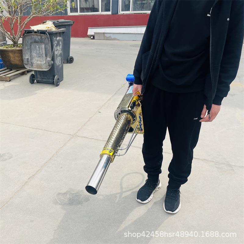 轻便款养殖场杀菌汽油弥雾机 烟雾水雾两用冷雾机 脉冲式烟雾机