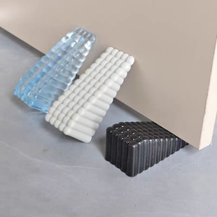Door plug increased transparent door stopper door stopper door wedge safety door card door resistance windproof door stop rubber door top thickened