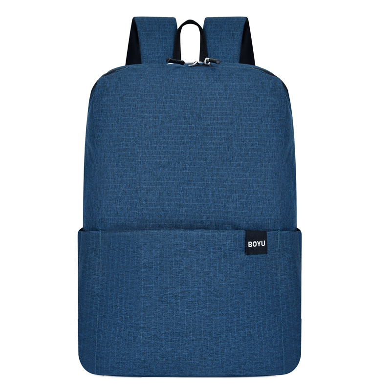 Procesamiento de mochila con logotipo personalizado, bolso de viaje colorido, mochila deportiva ligera para hombres y mujeres, bolso escolar grande y pequeño para el campus