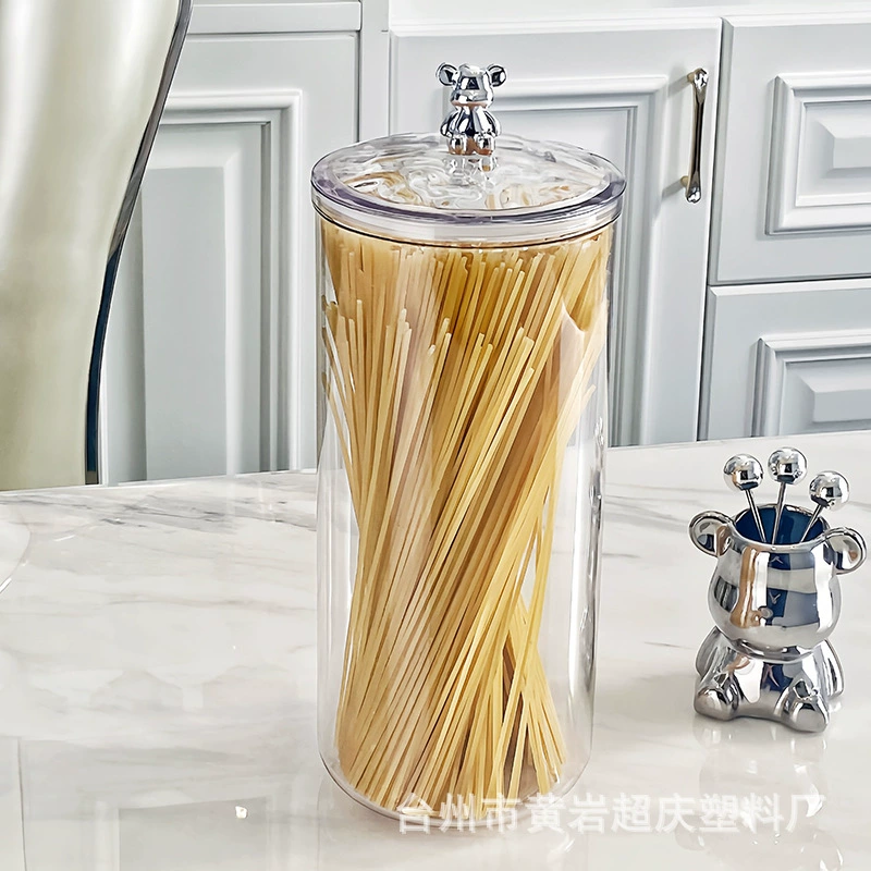 New silver bears sealing tank food storage jar