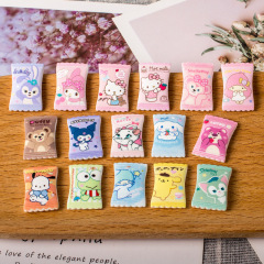 かわいい漫画のキャンディクリームゴムの部品の卸売りの携帯電話の携帯電話の掛け金のキーホルダーのカードのdiy材料の包み