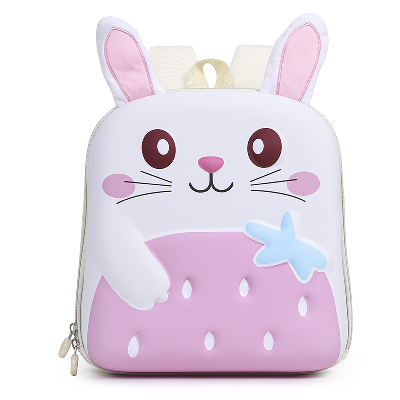 Kindergarten mochila para bebés caricatura lindo conejo mochila para niños y niñas 2025 nueva mochila para niños con cáscara de huevo