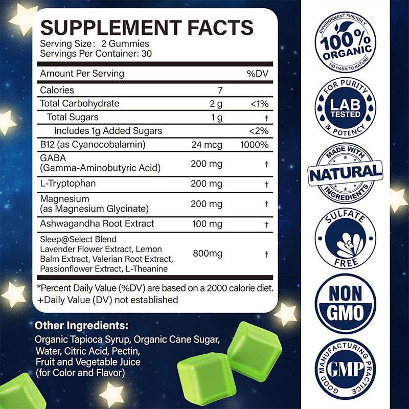 外贸褪黑素软糖睡眠软糖Melatonin gummies源头厂家批发OEM定 制|undefined