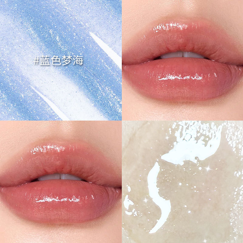 OMGA espejo de agua esmalte labial miel labial transparente no fácil de descolorar estudiantes de la parte de la cara Tuk Tuk lipstick lipstick barato image 7