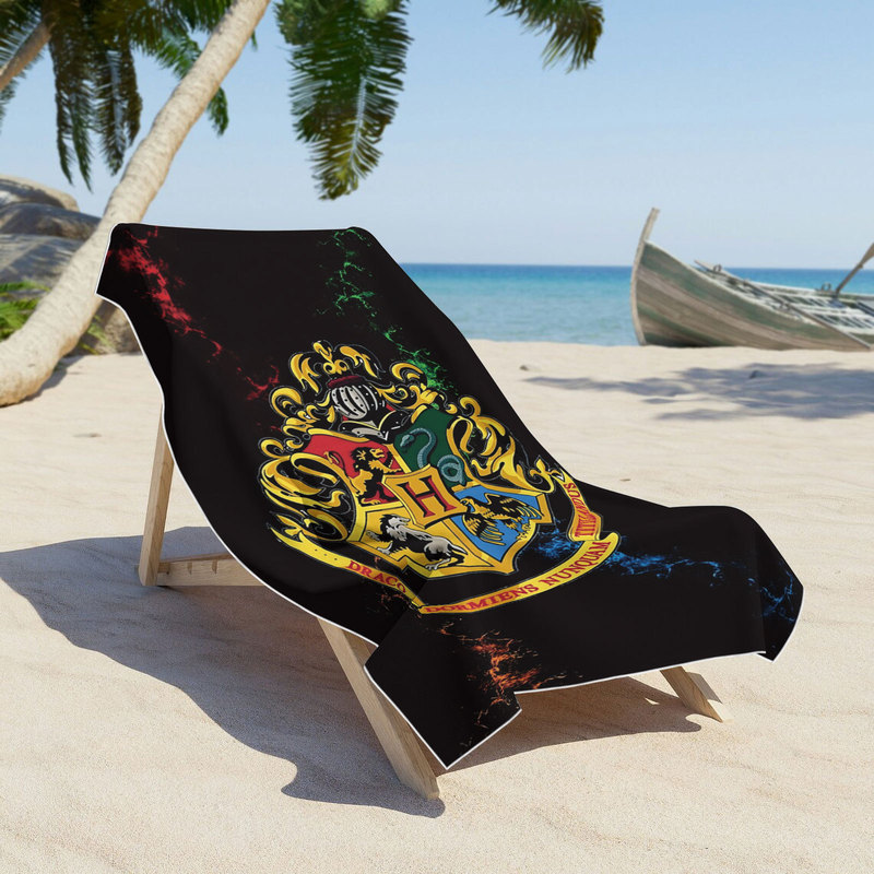 Factory Microfiber Ins Hot Selling Towel Bath Towel Large Size Cross-border Soft Square Towel Harry Potter Style