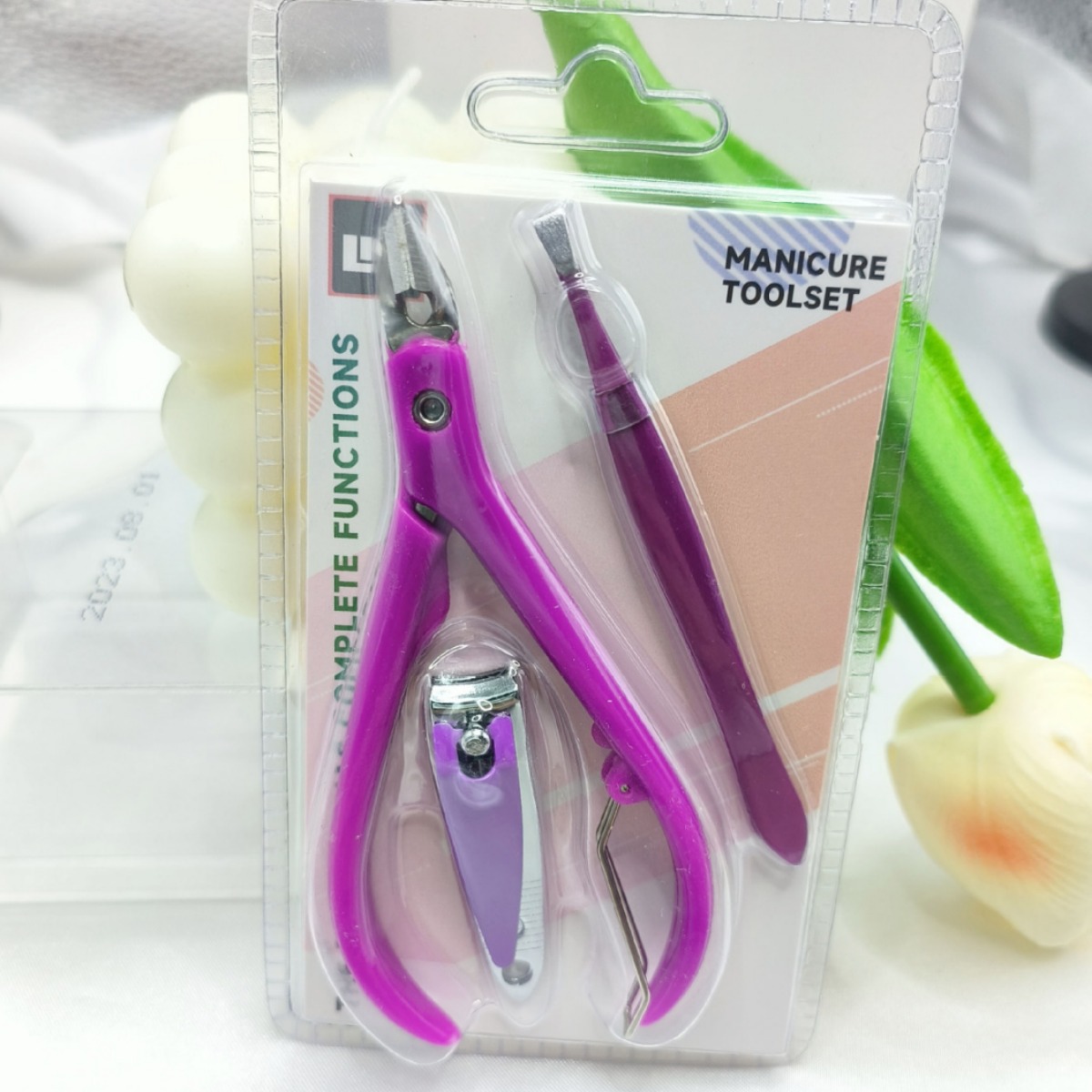 义乌直销美甲塑料死皮钳 宝宝剪刀专用指甲刀套装 甲沟专用修脚趾