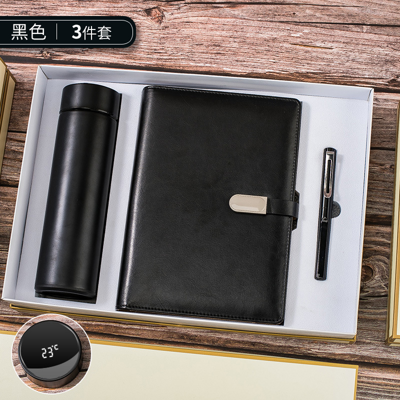Set de regalo empresarial con logotipo personalizado, regalo para eventos de inauguración, set de recuerdo para reuniones de empresa, regalo práctico para clientes