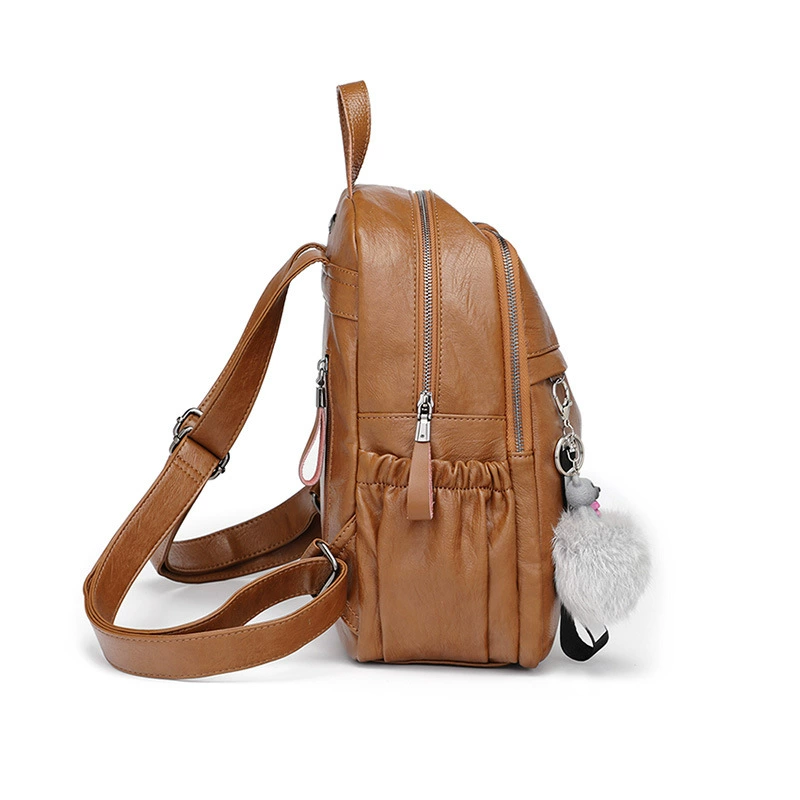 Backpack, trend capacious shoulder bag for leisure, for import