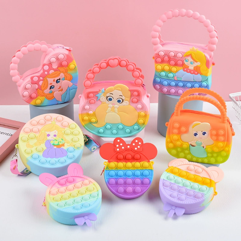Милый кошелек, силиконовый рюкзак, игрушка, антистресс