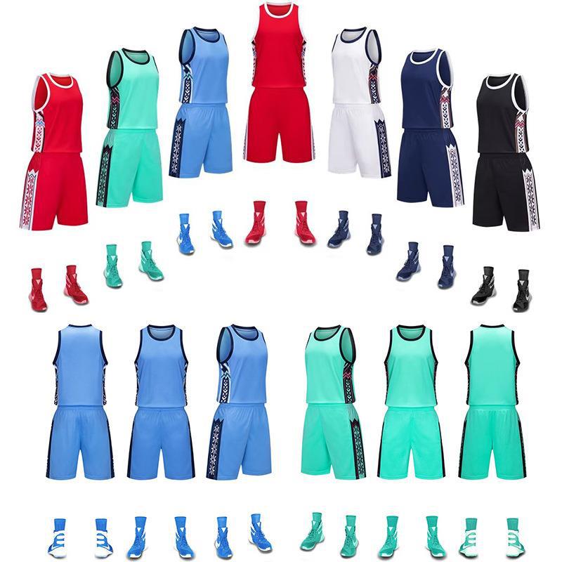 New Basketball Suit Adult Children Basketball Training Vest Breathable Game Team Suit Group Buying DIY Printable
