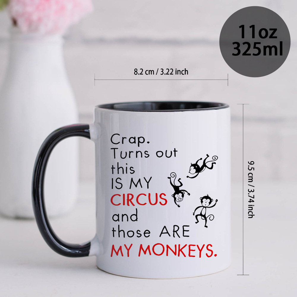 Сентябрь новый продукт внешней торговли my monkeys керамический кофе кружка офисная питьевая чашка