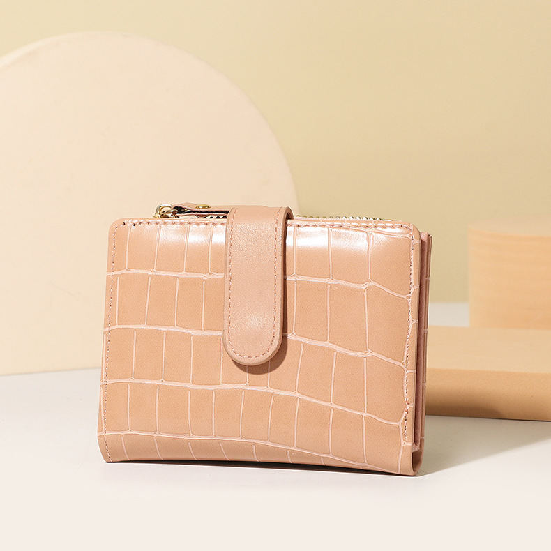 Solid Color Pattern All Seasons Season Women's Gender Women's Solid Color Pu Leather Zipper Wallets
