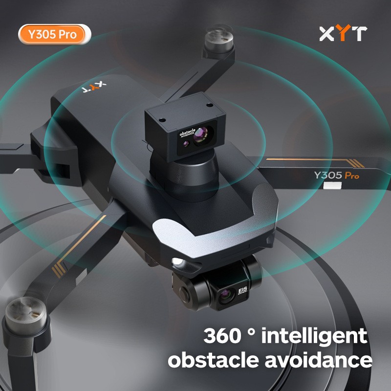 Transfronterizos adultos super claro avión aéreo no tripulado de evasión de obstáculos GPS inteligente de retorno de tres ejes aeronave mecánica de nube