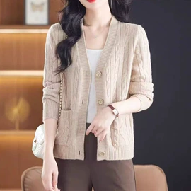 毛衣;女式针织衫