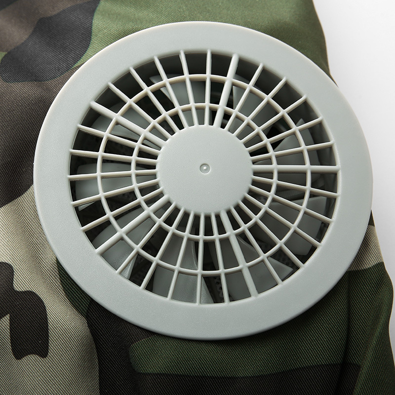 2022 verano sitio de construcción taller ventilador ropa de refrigeración USB de carga de ropa al aire libre sitio de construcción de protección laboral ropa de trabajo a prueba de arañazos