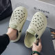 Fitting Room Hole Shoes Men's Summer New Style Baotou Two-Wear Non-Slip Beach Casual Korean Style Soft Bottom Breathable Slippers