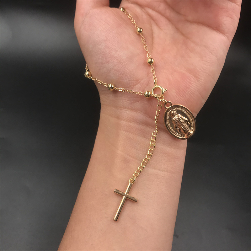 Fashion Cross Alloy Plating Women's Bracelets 1 Piece display picture 5