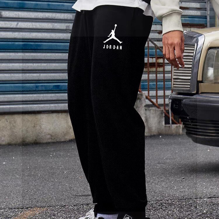 Overseas Hot-Selling Jordan Aj Men's Basic Sweatpants Cross-Border Jumpman Print Casual Couple's Jogger Sports Pants