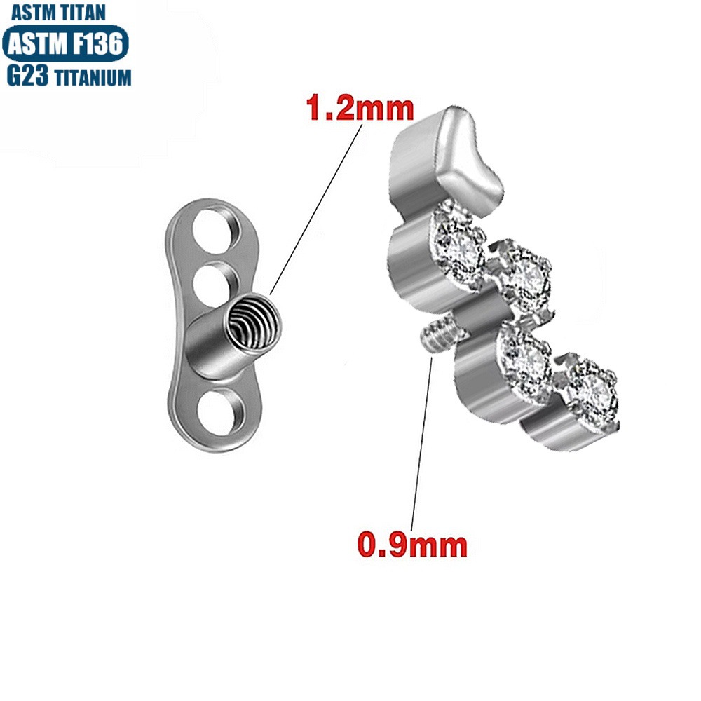 Labret stud lip piercing jewelry styling detail