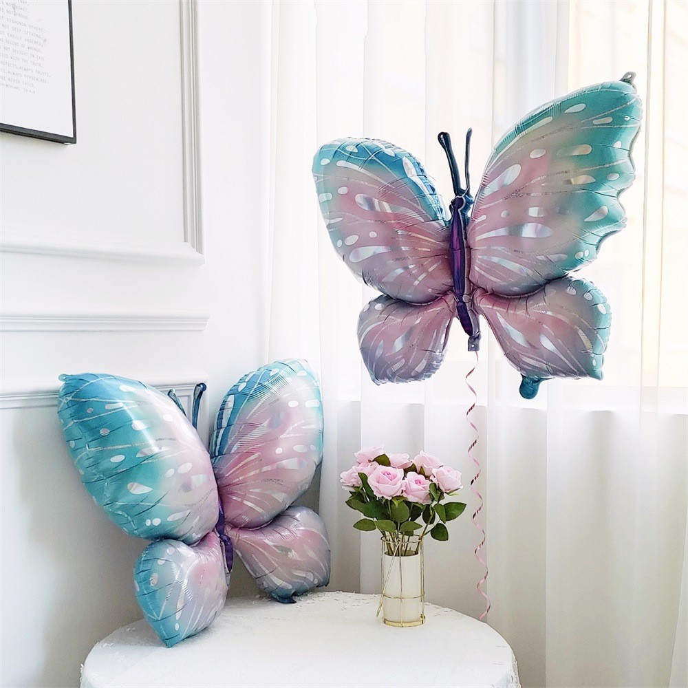 Cute Butterfly Aluminum Film Casual Daily Party Balloons display picture 2