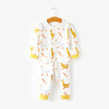 Children's thermal underwear, cotton set, overall, flower boy costume, trousers, demi-season keep warm pijama