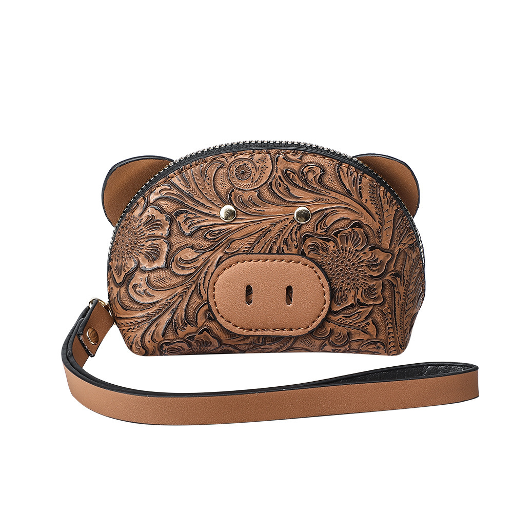 2025 nuevo cerdo de moda bolso de mano nicho retro bolso de mochila coreano simple y versátil hebilla de metal image 6