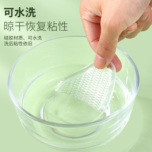 High-heeled shoes, non-slip, shock-absorbing forefoot pad, soft and transparent half-foot pad, invisible half-size pad for the forefoot, so you won’t get tired after standing for a long time.