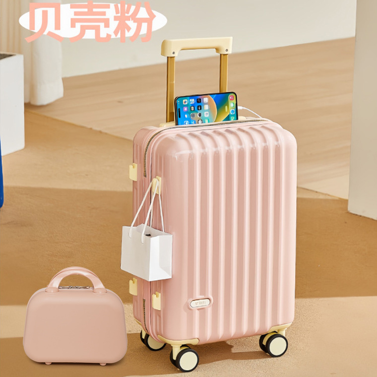 [Fábrica de selección estricta] maleta para mujeres ins estudiantes de alto valor de cara pequeña caja de viaje fresca y duradera