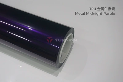 Auto Color Change Film | change film, full car wrap - tpu-metallic-midnight-purple-15215m