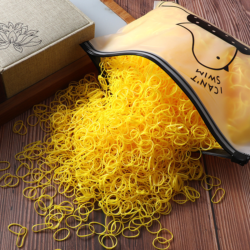 치킨백 2000 고무줄 노란색