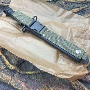 Seal 56 Rubber and Plastic Shell Braided Belt Wilderness Survival Mountaineering and Sea-Going Portable Knife Sheath Knife Cover Outdoor Camping Style