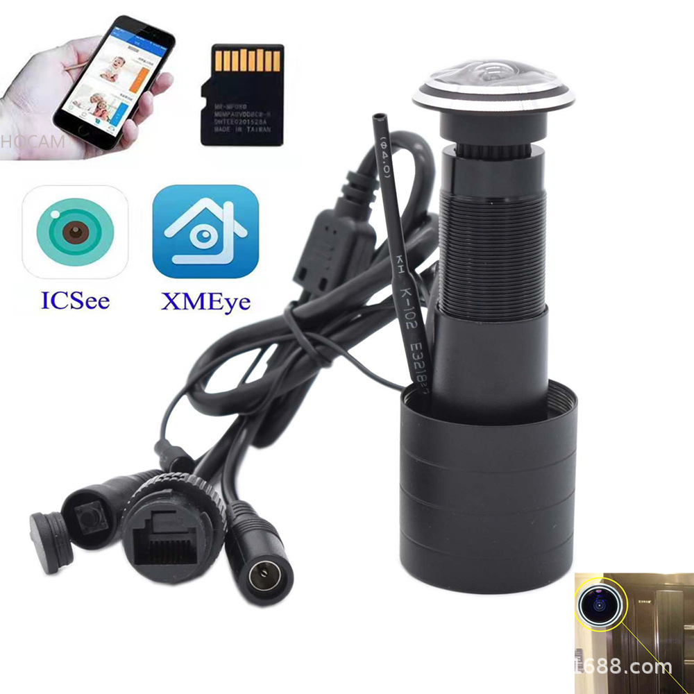 Ojo de gato Cámara Graffiti 2 millones Tuya tarjeta inalámbrica WiFi red intercomunicador HD teléfono móvil monitoreo remoto