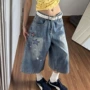 星星宽松定制夏季七分裤