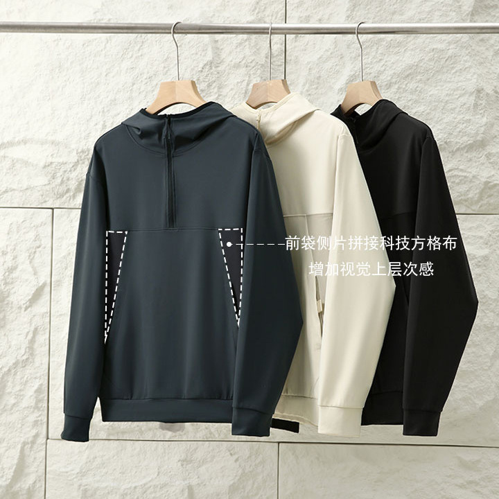 Italian high-end PH technology warm velvet Air-Heat functional men's and women's couples outdoor sports leisure vests hoodies