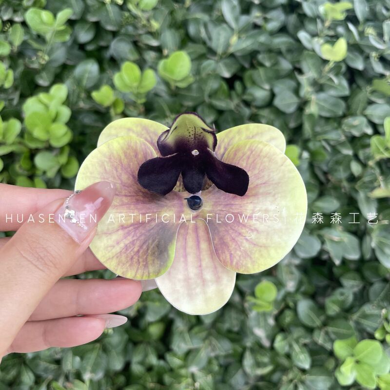 3Dプリントフィルム胡蝶蘭シミュレーション単輪花頭手作り結婚お土産喜糖箱装飾diy靴花|undefined