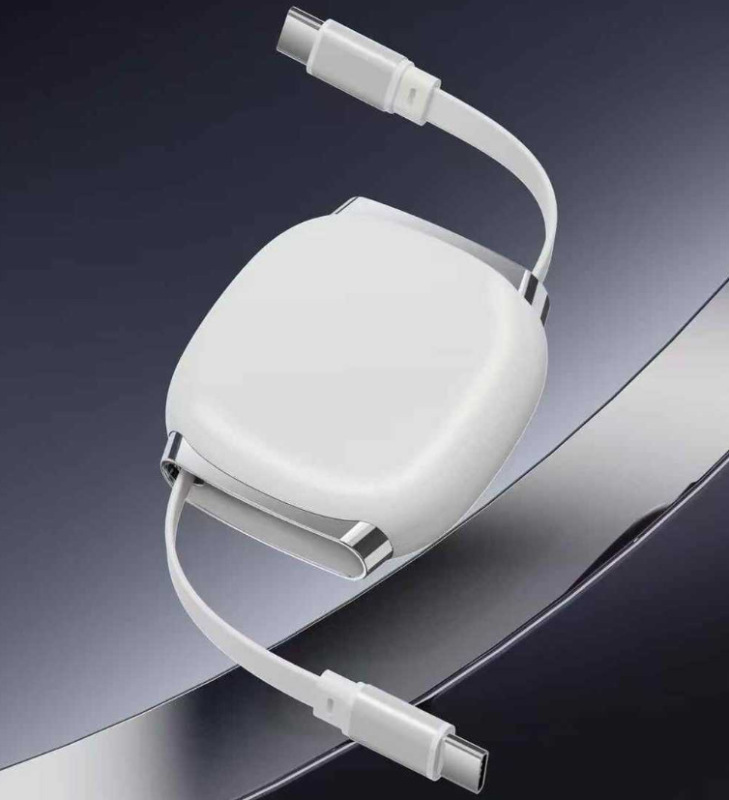 240W伸縮PD単線ケーブル適用アップル15華為pura携帯電話充電線ダブルCタブレット急速充電|undefined