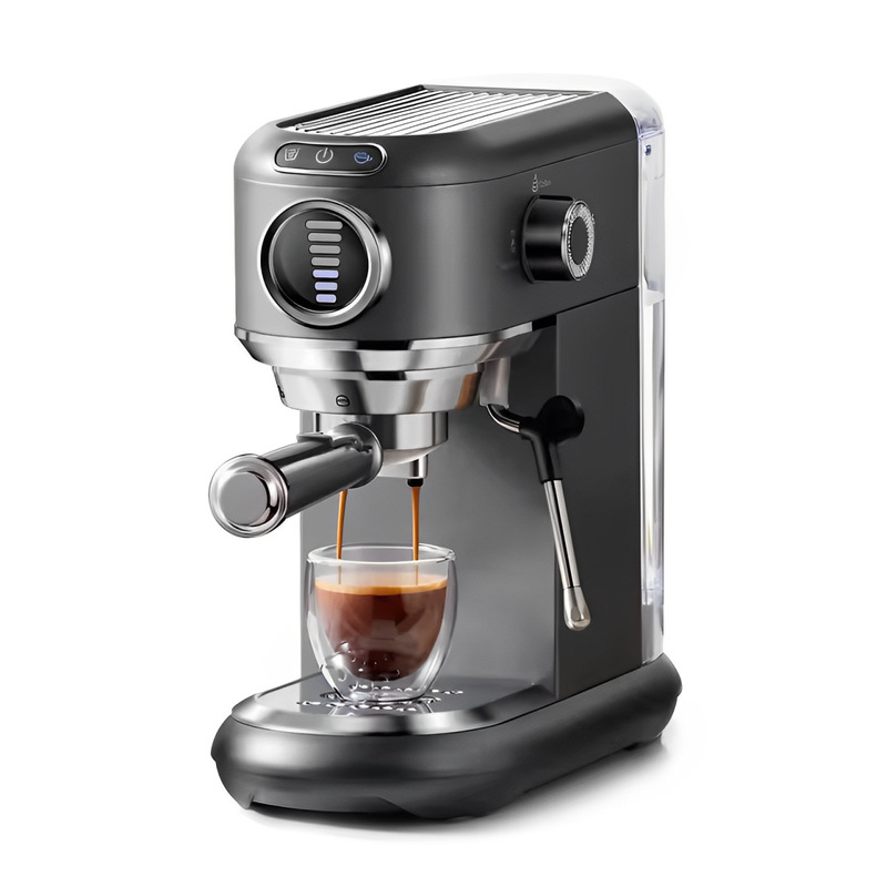 Foreign Trade Export Brand Customized 4-in-1 Espresso Machine 7-Speed Coffee Capacity Cappuccino Latte